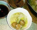 白菜と鶏団子のかぶみぞれ鍋★2種のタレで作り方9写真