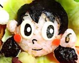 しずかちゃん と ドラエもん キャラ弁作り方4写真