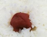梅干しを炊飯器にポーン！梅ごはん♬作り方2写真