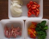 オープンオムレツ☆鍋料理の前菜・副菜に！作り方1写真