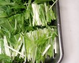 旬の柔らか水菜をツナ入りドレッシングで作り方1写真