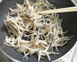 牛肉と舞茸、牛蒡の炒め煮（時雨煮風）作り方4写真