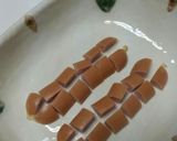 ウインナーとトマトのちぎりパン。作り方2写真