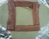 餃子の皮を使った☆ベーコンエッグ♪作り方4写真