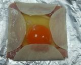 餃子の皮を使った☆ベーコンエッグ♪作り方6写真