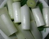 ほんのり生姜香る鶏むね肉と長葱の炒め物作り方3写真