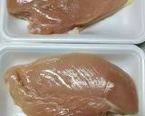 ほんのり生姜香る鶏むね肉と長葱の炒め物作り方1写真