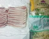 カット野菜で 蒸し豚肉巻き！作り方1写真