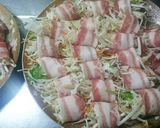 カット野菜で 蒸し豚肉巻き！作り方2写真