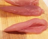 鳥のささみのチーズ焼き作り方1写真