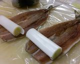 イワシ長ねぎロール♪作り方1写真