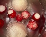 おせちに♪酸味控えめ紅白菊花かぶ作り方3写真