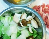 豚肉と白菜でふわふわ煮作り方1写真