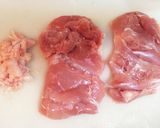 我が家の油淋鶏〜もも肉の葱ソース〜作り方1写真