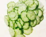 ♡胡瓜とカニカマの酢の物♡作り方2写真