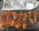 ノルウェーサーモン✿エッグボート作り方2写真