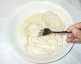 酸っぱくない三杯酢の和え物♪鶏胸肉コーン作り方7写真