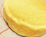 抹茶で簡単リース風クリスマスケーキ作り方1写真
