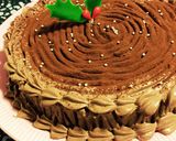 抹茶で簡単リース風クリスマスケーキ作り方12写真