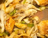 こってり♡長葱と鮭と舞茸のバター味噌焼き作り方8写真