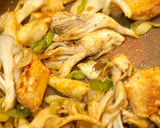 こってり♡長葱と鮭と舞茸のバター味噌焼き作り方8写真