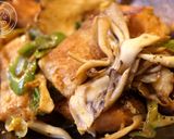 こってり♡長葱と鮭と舞茸のバター味噌焼き作り方9写真