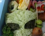 簡単キャラ弁☆ジュウオウジャー☆作り方1写真