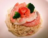 ★サーモンの柚子胡椒マヨ冷製パスタ★作り方7写真