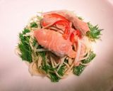 ★サーモンの柚子胡椒マヨ冷製パスタ★作り方8写真