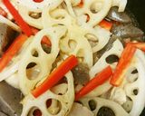 鶏肉と蓮根の炒め煮作り方4写真