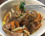 鶏レバーと椎茸のキャロット炒め作り方6写真
