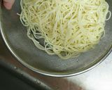 ひやむぎで作る「たらこパスタ」作り方3写真