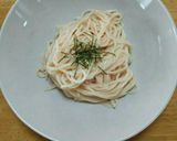 ひやむぎで作る「たらこパスタ」作り方5写真