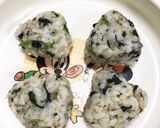 【離乳食後期】ほうれん草おにぎり作り方2写真