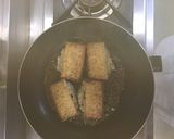 厚揚げのひき肉はさみ焼き作り方5写真