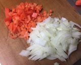 ドライカレーでオムライス！作り方1写真