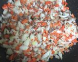 ドライカレーでオムライス！作り方2写真