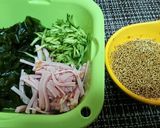 3分★ヘルシー【ワカメとハムの中華和え】作り方6写真