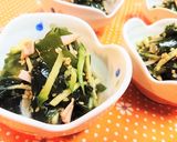 3分★ヘルシー【ワカメとハムの中華和え】作り方9写真