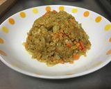 ドライカレーでオムライス！作り方3写真