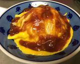 ドライカレーでオムライス！作り方4写真