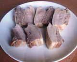 旨みと栄養丸ごと茹でこぼしなしの豚角煮作り方6写真