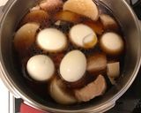 一度食べて、豚の角煮（卵と大根入り）作り方5写真
