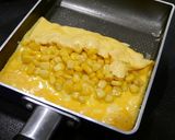 簡単！バターコーンたまごマキマキ作り方2写真