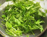 サーモンとお豆腐と水菜の胡麻ポンサラダ作り方2写真