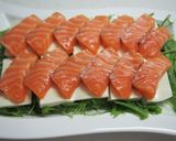 サーモンとお豆腐と水菜の胡麻ポンサラダ作り方5写真