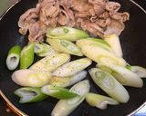 簡単★豚ねぎマヨポン炒め★丼作り方3写真