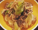 簡単★豚ねぎマヨポン炒め★丼作り方6写真