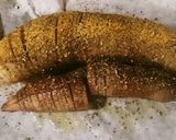 ★ヤーコンdeカレー風味ハッセルバック★作り方5写真