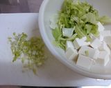 じゃこと豆腐のサラダ作り方1写真